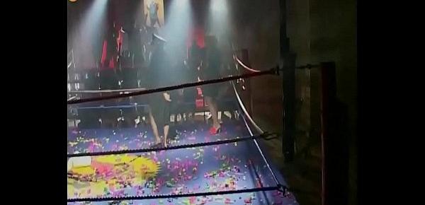  Michelle Wild gangbang in ring
